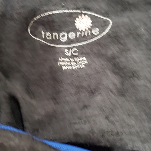 Tangerine cropped leggings with side zippers - Picture 10 of 10